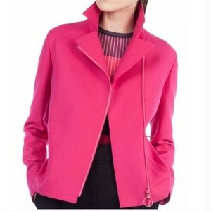 💖Akris Punto Elegant Hot Pink Wool Jacket for Women-US 14